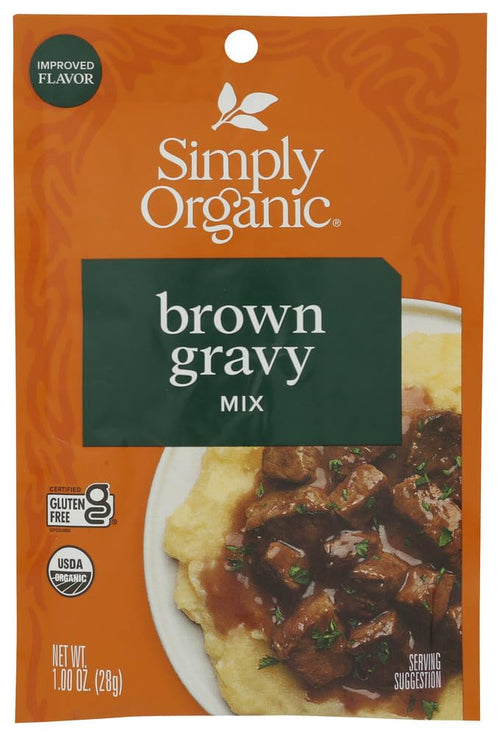 Simply Organic Brown Gravy Mix, 1 oz