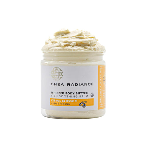 Shea Radiance P.U.R.E. Whipped Shea Butter with Colloidal Oatmeal, Citrus Blossom, 5 oz