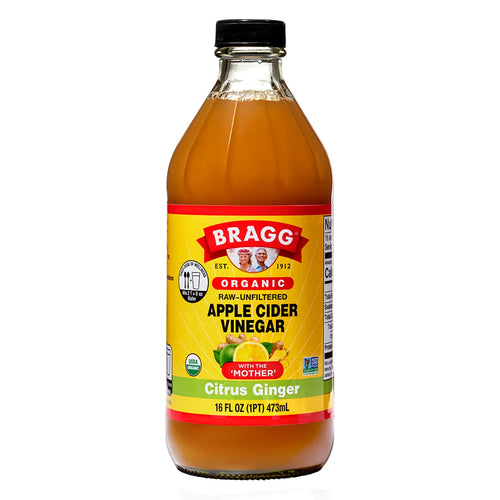 Bragg Organic Apple Cider Vinegar Blend, Citrus Ginger, 16 oz