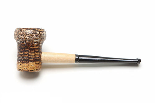 Missouri Meerschaum Patriot Corncob Tobacco Pipe, Straight