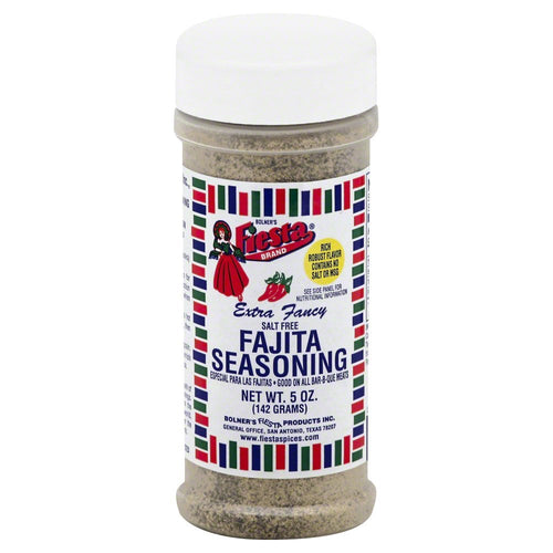 Bolner's Fiesta Salt-Free Fajita Seasoning, 5 oz