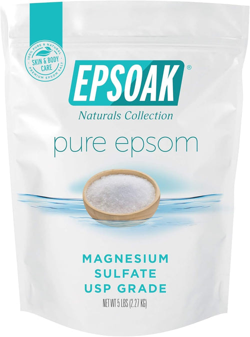Epsoak Epsom Salt, Unscented, 5 lb