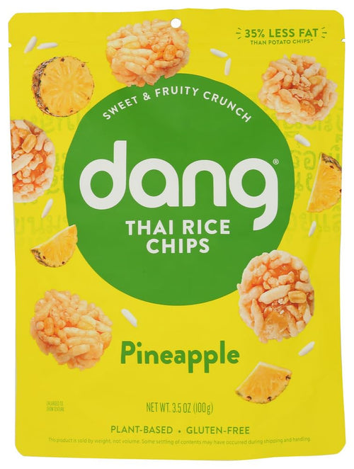 Dang Thai Pineapple Rice Chips, 3.5 oz