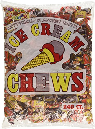 Albert's Ice Cream Chews, 240 Piece Bag