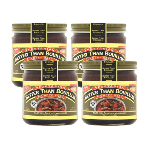 Better Than Bouillon Vegetarian No Beef Base, 8 oz (Pack of 4)