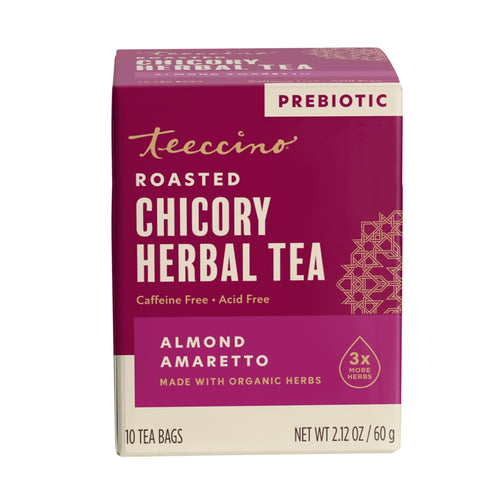 Teeccino Almond Amaretto Herbal Tea, 10 Tea Bags