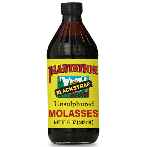 Plantation Unsulphured Blackstrap Molasses, 15 oz