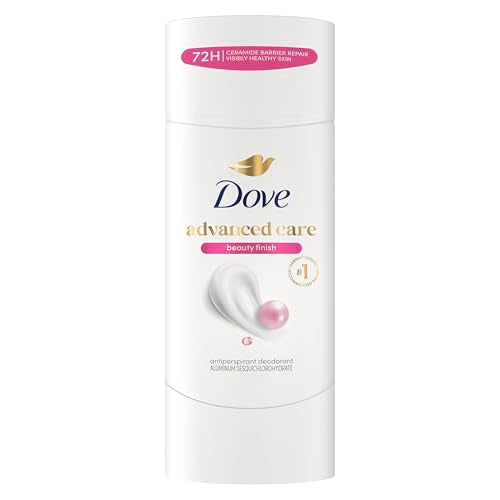 Dove Advanced Care Antiperspirant Deodorant Stick, Beauty Finish, 2.6 oz