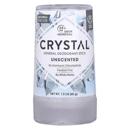 Crystal Mineral Deodorant Stick, Unscented, 1.5 oz (40 g)