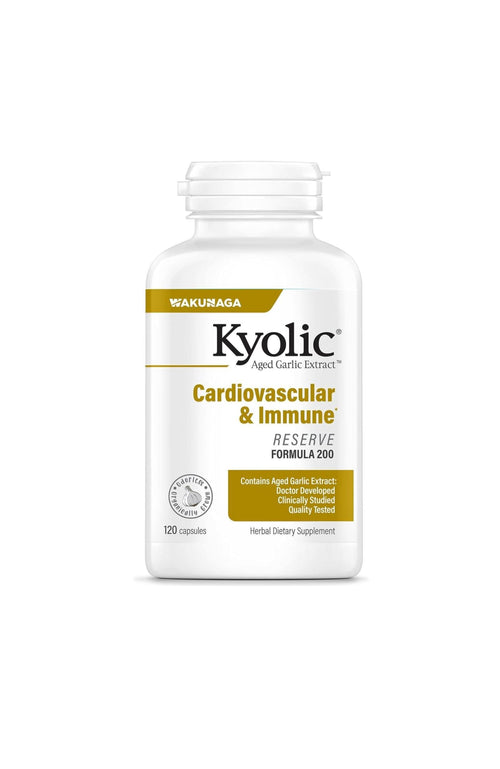 Kyolic Aged Garlic Extract Formula 200 (Reserve), 120 Capsules
