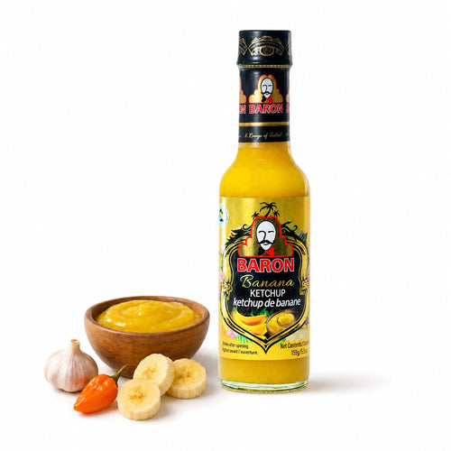 Baron Banana Ketchup, Sweet & Spicy Caribbean Sauce, 5.5 oz
