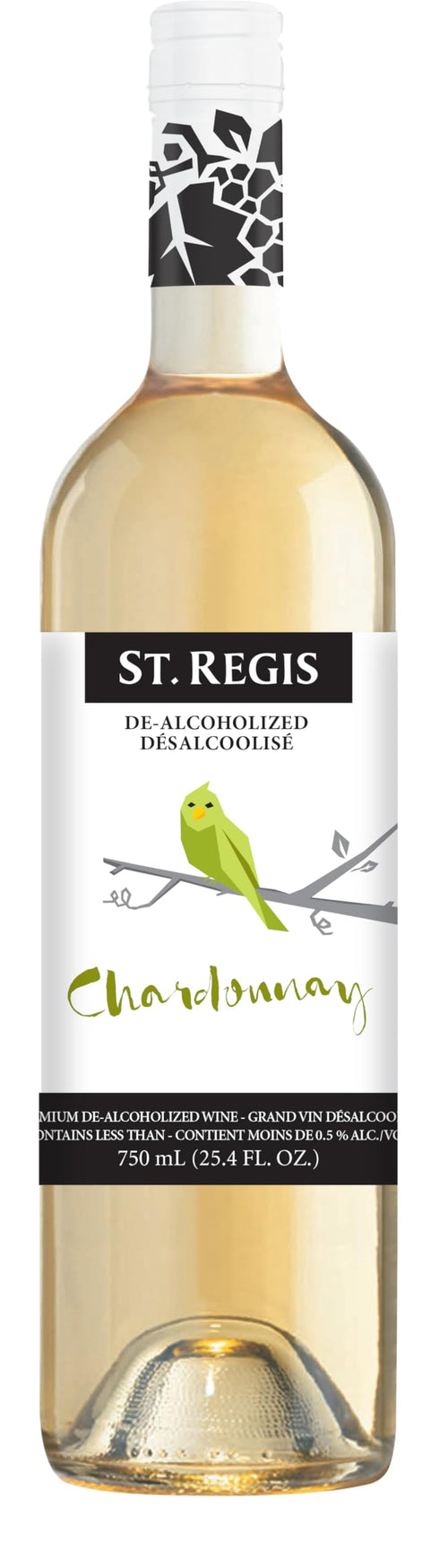 St. Regis Chardonnay Non-Alcoholic Wine, 25.4 fl oz