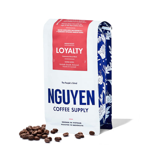 Nguyen Coffee Supply Loyalty Signature Robusta & Arabica Blend Whole Beans, 12 oz