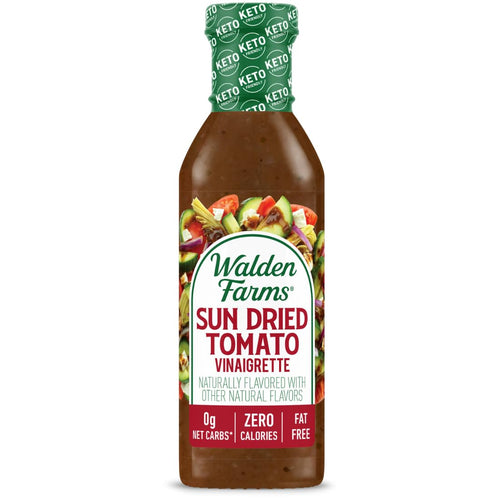 Walden Farms Sun Dried Tomato Vinaigrette, Calorie-Free, 12 oz