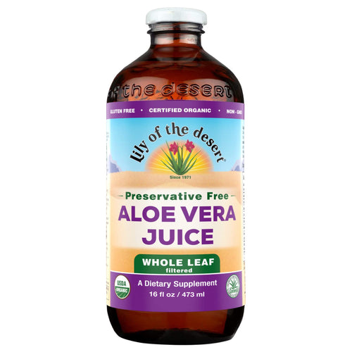 Lily of the Desert Organic Whole Leaf Aloe Vera Juice, 16 fl oz