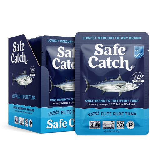 Safe Catch Elite Wild Tuna, 3 oz (Pack of 12)