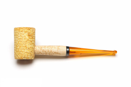 Missouri Meerschaum Legend Corn Cob Pipe, Flat, Straight Bit