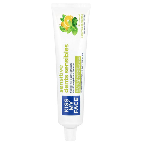 Kiss My Face Sensitive Citrus Mint Gel Toothpaste, 4.5 oz