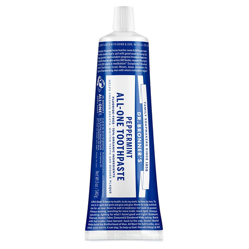 Dr. Bronner's All-One Toothpaste, Peppermint, 5 oz