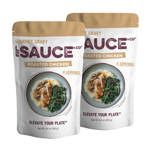 Le Sauce and Co. Roasted Chicken Brown Gravy Mix, 4 Servings