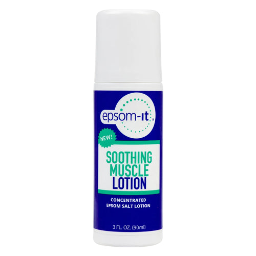 Epsom-It Soothing Muscle Roll-On Magnesium Lotion with Epsom Salt and Arnica, 3 oz