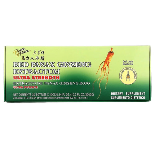Prince of Peace Red Panax Ginseng Extractum Ultra Strength, 0.34 fl oz (20 Bottles)