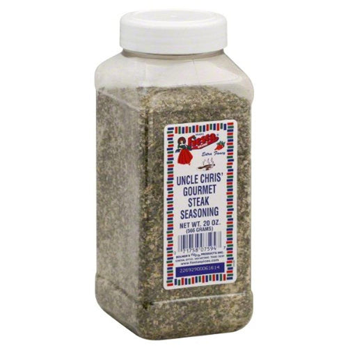 Bolner's Fiesta Uncle Chris Gourmet Steak Seasoning, 20 oz