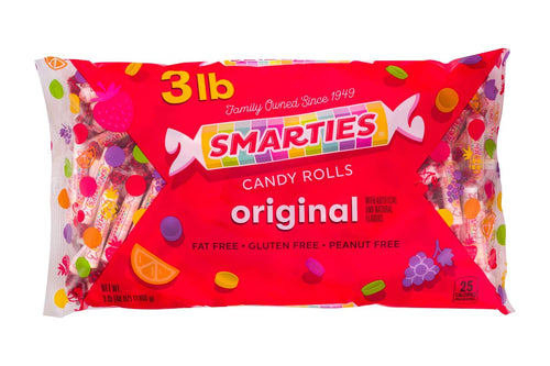 Smarties Original Candy Rolls, 180 Count (3 lb)