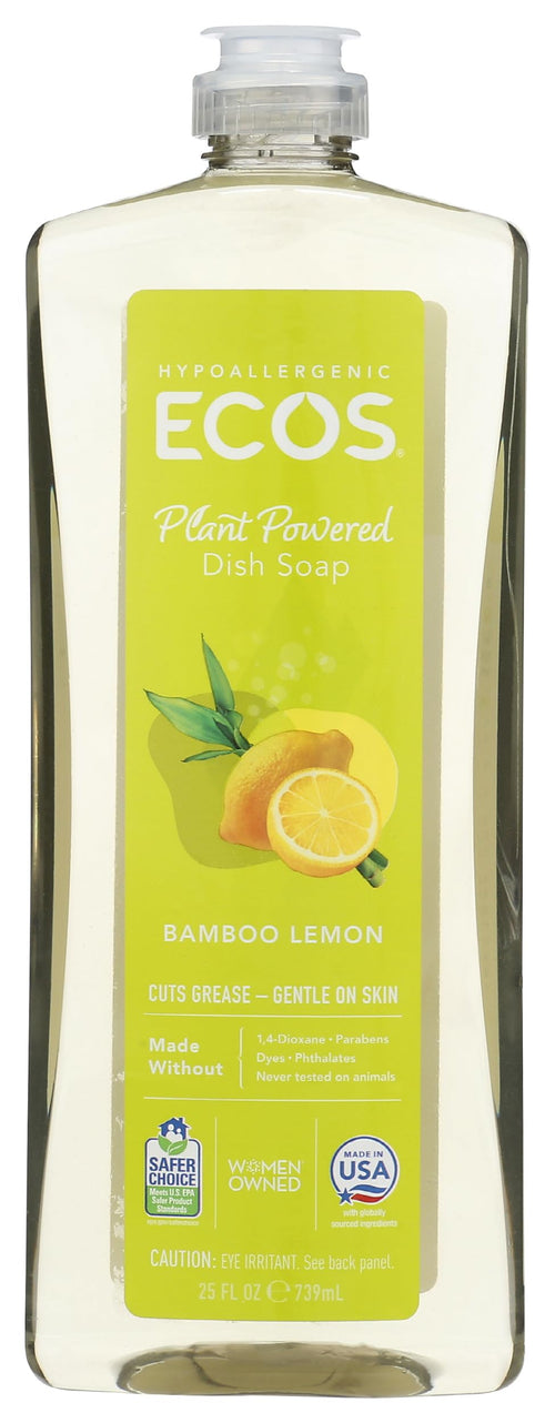 ECOS Dish Soap, Bamboo Lemon, 25 fl oz