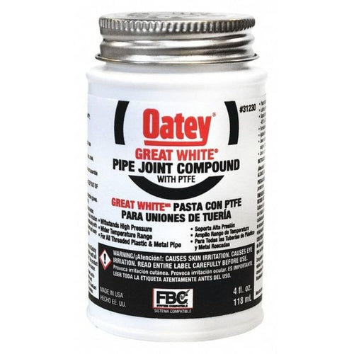 Great White Pipe Joint Compound Thread Sealant, 4 fl oz