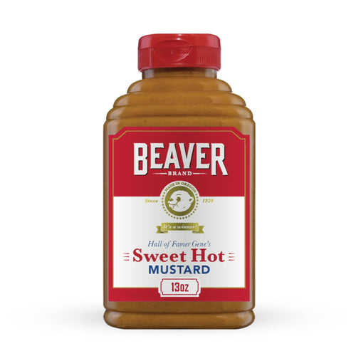 Beaver Sweet Hot Mustard, 13 oz Squeeze Bottle