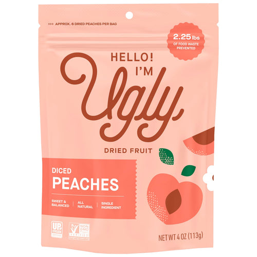 Hello! I'm Ugly Dried Upcycled Peaches, 4 oz