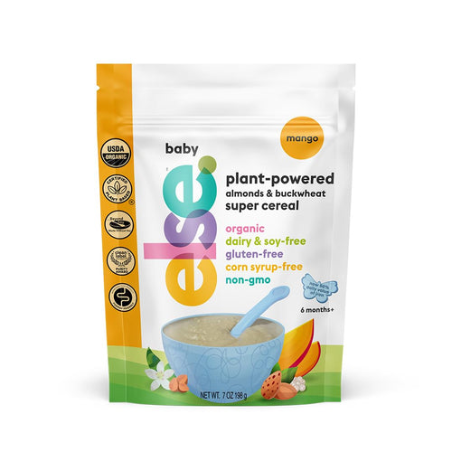 Else Plant-Based Organic Baby Cereal, Mango, 6+ Months