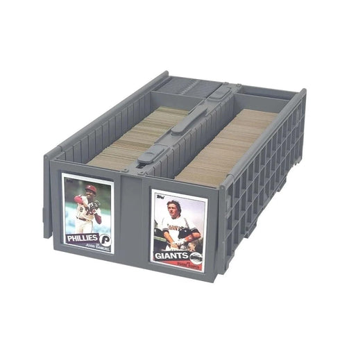BCW Collectible Card Bin, Gray, Holds 1,600 Cards