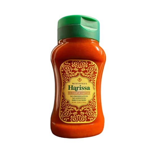 Mustapha's Original Harissa Hot Pepper Paste, 11.64 oz Squeeze Bottle