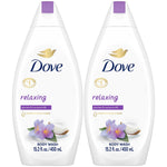 Dove Relaxing Body Wash, Jasmine & Coconut Milk, 15.2 oz (Pack of 2)