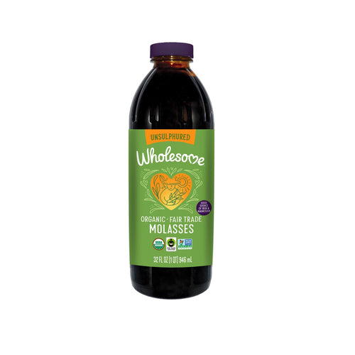 Wholesome Fair Trade Organic Molasses, 32 oz (Pack of 3)
