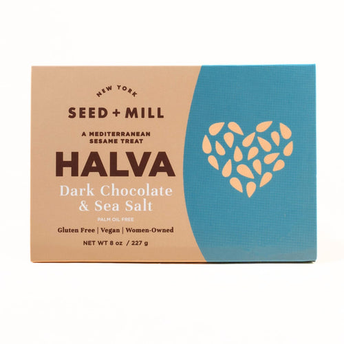Seed + Mill Sea Salt Dark Chocolate Halva, 8 oz