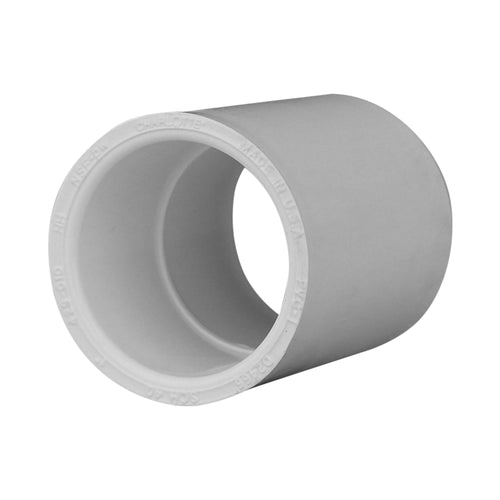 Charlotte Pipe 1 in Schedule 40 Slip x Slip Pressure Coupling, Contractor Pack (10 Count)