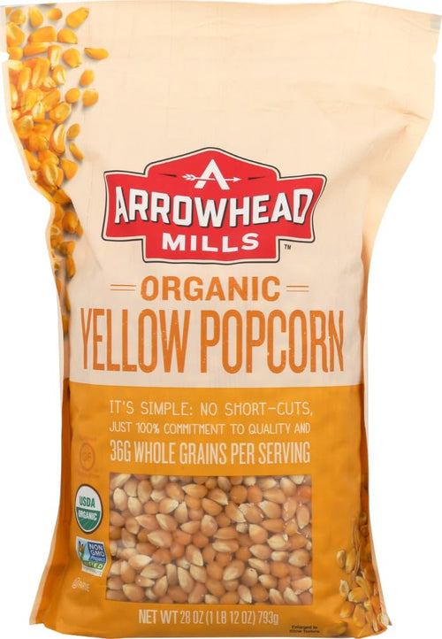 Arrowhead Mills Yellow Popcorn, 28 oz (Pack of 6)