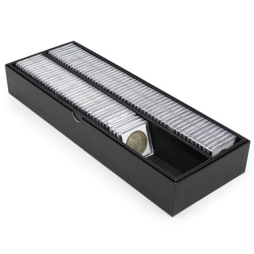 BCW Double Row 2x2 Coin Box with Removable Trays