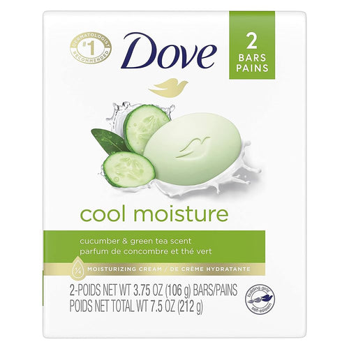 Dove Go Fresh Beauty Bar, Cucumber and Green Tea, 4 oz (2 Bars)