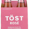 Tost White Sparkling Tea, Rose Ginger Elderberry, 8.45 fl oz (Pack of 4)