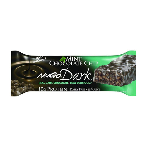 NuGo Dark Mint Chocolate Chip Bars (12 Bars)