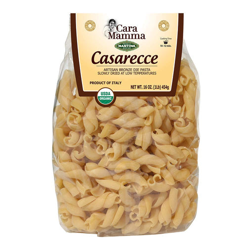 Mantova Organic Italian Caserecce Pasta, 1 lb (Pack of 2)