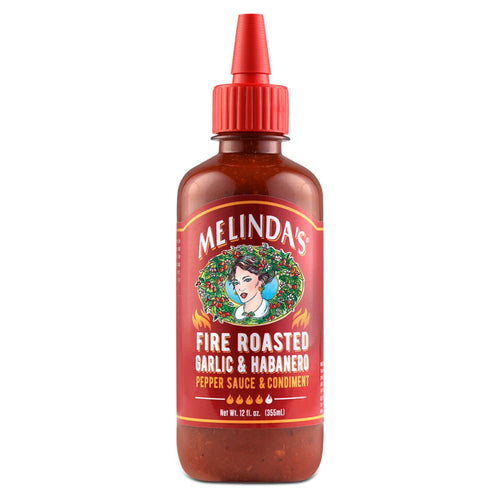 Melinda's Fire Roasted Garlic & Habanero Sauce, 12 oz