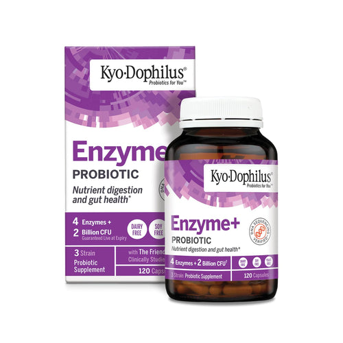 Kyolic Kyo-Dophilus Enzymes+ Probiotic, 120 Capsules