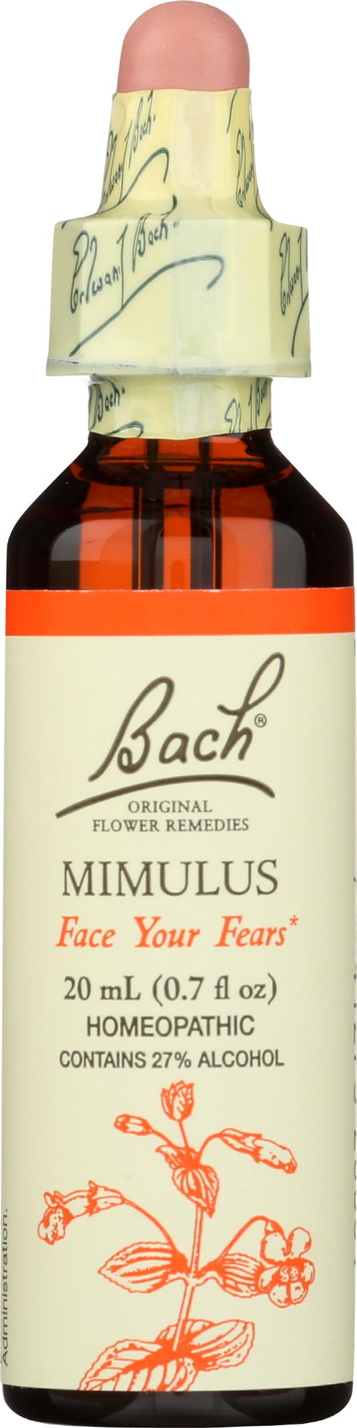 Bach Original Flower Remedies Mimulus, 20 mL Dropper
