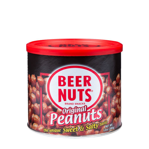 Beer Nuts Original Peanuts, Sweet and Salty, 12 oz Can