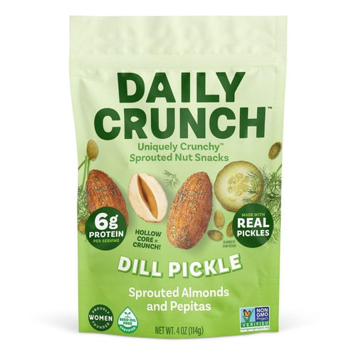 Daily Crunch Sprouted Almonds & Pepitas, Dill Pickle, 4 oz